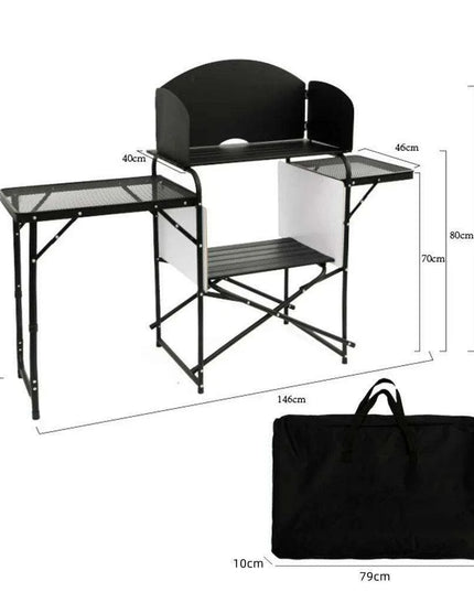 Versatile Outdoor Cooking Hub for Adventurous Souls