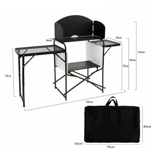 Versatile Outdoor Cooking Hub for Adventurous Souls