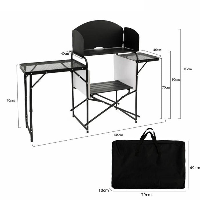 Versatile Outdoor Cooking Hub for Adventurous Souls