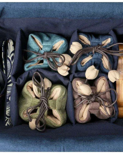 Travel-Friendly Kung Fu Tea Set Tote for On-the-Go Tea Enthusiasts