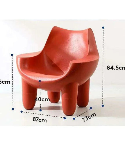 Cream Leather Nordic Embrace Chair: A Touch of Luxury for Modern Living