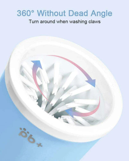 Portable Silicone Dog Paw Cleaner Cup - Effortless Grooming Tool for All Breeds