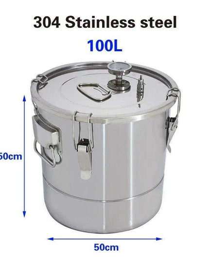 Precision Temperature-Controlled Stainless Steel Fermenter for Craft Beer and Wine Production
