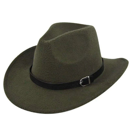 Stylish Unisex Felt Fedora - Winter & Autumn Cowboy Hat for All Occasions