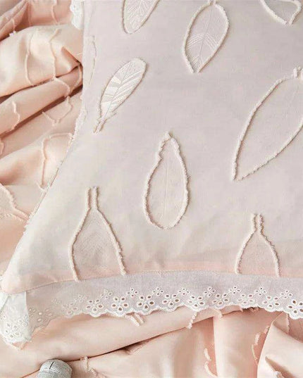 Sophisticated Floral Jacquard Antibacterial Summer Quilt with 3D Design