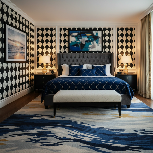 3M Self-Adhesive PVC Wallpaper - Durable & Easy to Apply Bedroom Decor