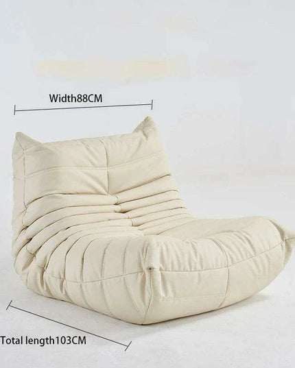 Caterpillar Serenity Lounge Chair - Chic Single Sofa for Every Setting