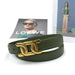 Ladies Smooth Buckle Leather Belt | Versatile Korean Fashion Statement