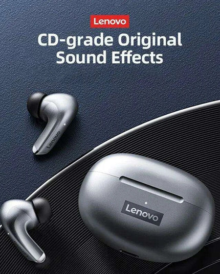 Lenovo LP5 True Wireless Earbuds - Superior Sound Quality, Sweat-Resistant, Active Noise-Cancellation