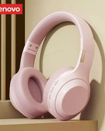 Lenovo TH10 Wireless ANC Stereo Headphones with Powerful Bass and Sweat-Resistant Design