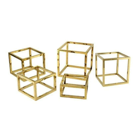 Stylish Stainless Steel Multi-Layered Snack and Dessert Tower for Celebrations