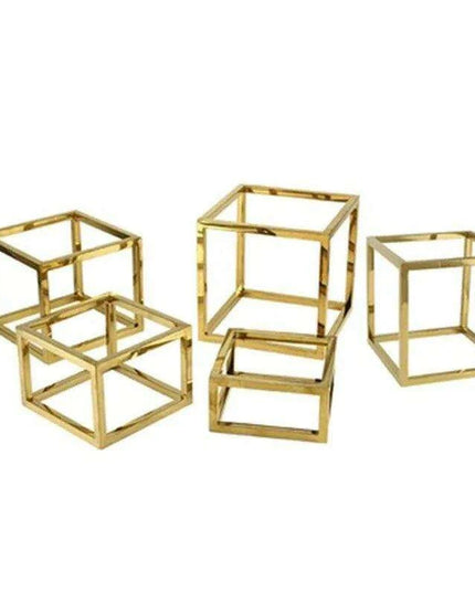 Stylish Stainless Steel Multi-Layered Snack and Dessert Tower for Celebrations