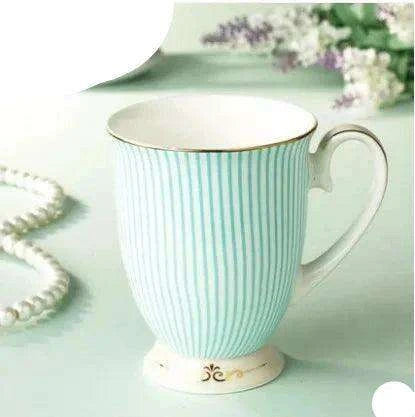 Elegant 330ml Premium Bone China Tea and Coffee Mugs