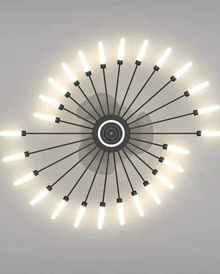 Luxurious Crystal-Embellished Ceiling Fan with Adjustable Dimmable Lighting - Transform Your Home Decor with Glamorous Elegance