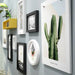 9-Piece Premium Wooden Gallery Set with Vase Shelf - Contemporary Wall Art Kit