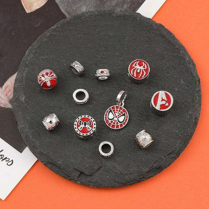 Marvel Superhero Charm Bracelet DIY Kit - Unleash Your Creativity with Avengers-Inspired Designs