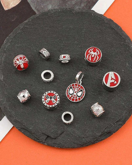 Marvel Superhero Charm Bracelet DIY Kit - Unleash Your Creativity with Avengers-Inspired Designs