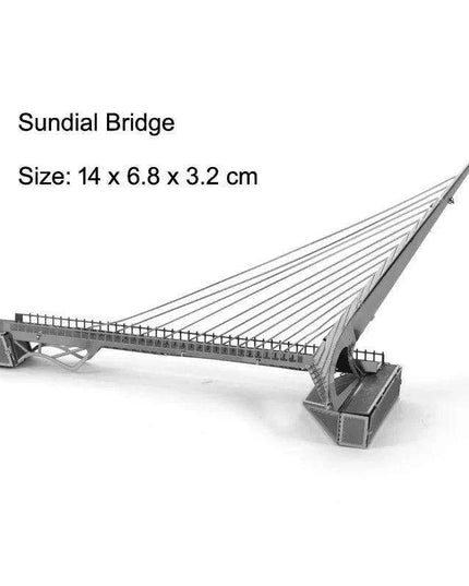 Global Landmark 3D Metal Puzzle Set: Construct and Discover Iconic Structures