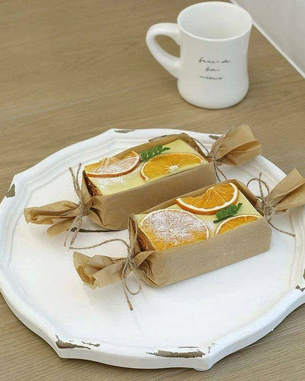 Artisan Cheese Sandwich Model with Vibrant Citrus Accents - Perfect for Home Decor and Photography Use
