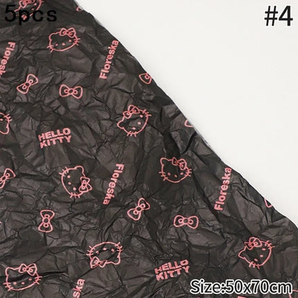 Gardenlife Store Hello Kitty Flower Bouquet Wrapping Paper & Ribbon Se