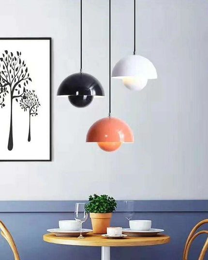 Nordic Inspired Iron Pendant Lamp: Elegant Lighting for Contemporary Spaces
