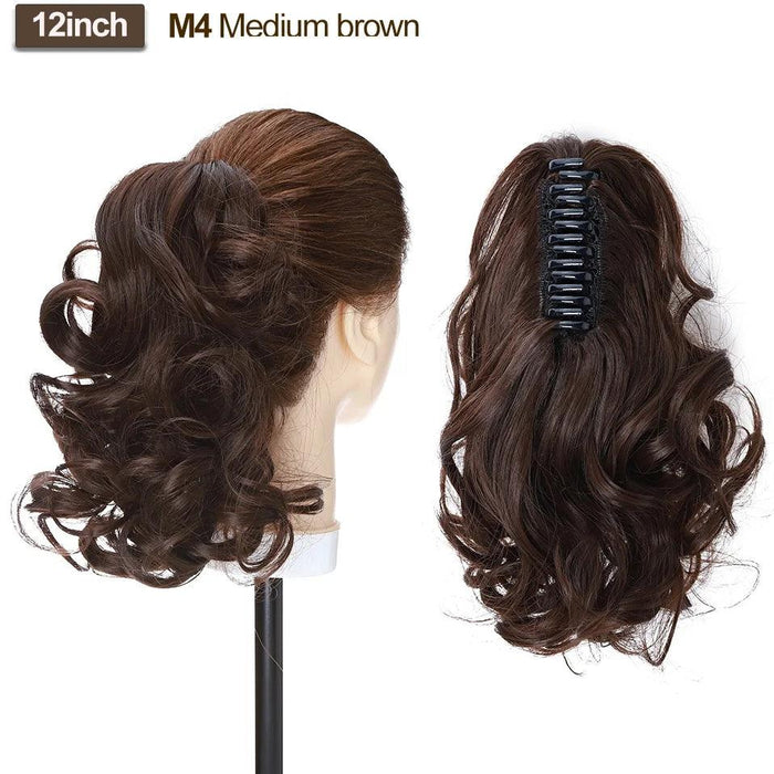 Effortless Glamour Long Wavy Clip-In Ponytail Extension for Instant Transformation