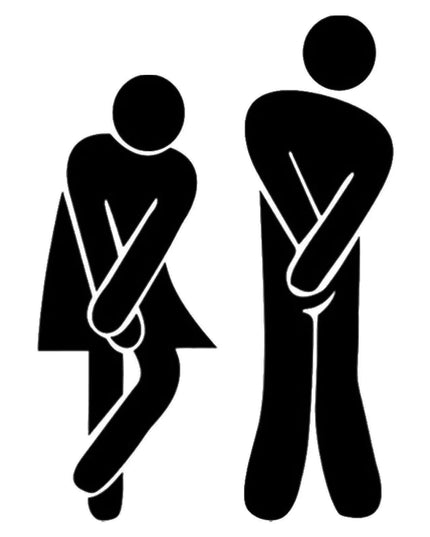 Acrylic Gender-Specific Bathroom Signage Set for Commercial Spaces