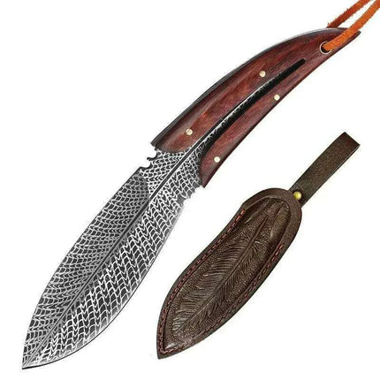 All-Purpose Carbon Steel Knife for Kitchen and Outdoor Use