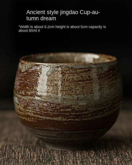 Artisan Japanese Stoneware Tea Cups for Authentic Kung Fu Tea Ceremonies