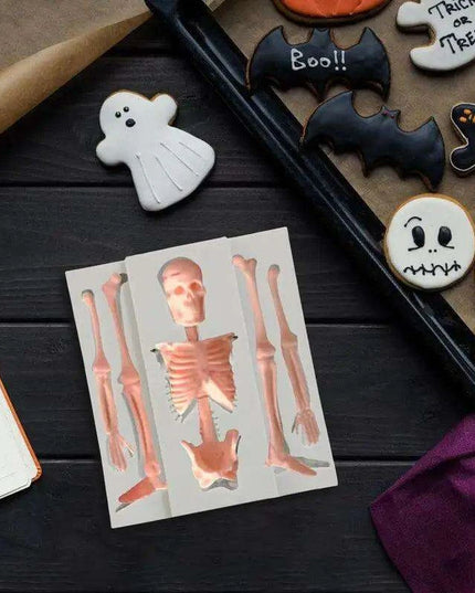 Creepy Creative Skeleton Silicone Mold for Baking and Crafting Adventures