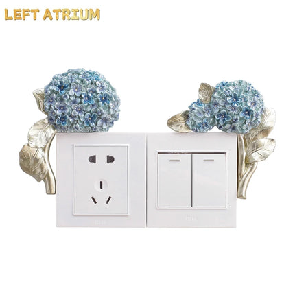 Nordic 3D Light Switch Cover Sticker – Decorative Socket Protector