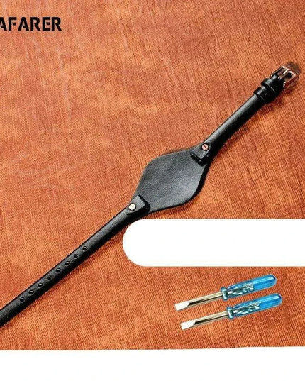 Elegant Cowhide Leather Watch Straps with Rose Steel Buckle - A Luxurious Women's Accessory