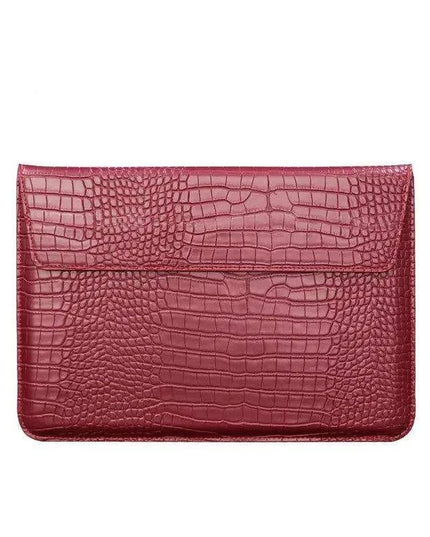 Sleek PU Leather Laptop Sleeve - Compatible with MacBook and Huawei - Chic Tech Accessory for Everyday Use