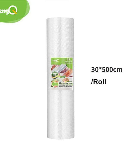 5-Pack Premium Sous Vide Vacuum Sealer Rolls - Customizable Lengths for All Sealers