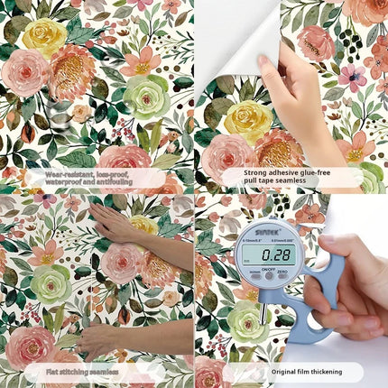 3M Self-Adhesive PVC Wallpaper - Durable & Easy to Apply Bedroom Decor