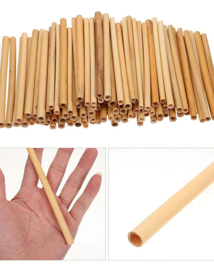 100 Count Eco-Friendly Bamboo Bee Tubes for Enhanced Pollination