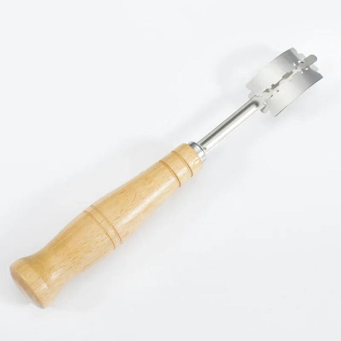 Elegant Artisan Bread Cutting Set with Luxe Leather Case