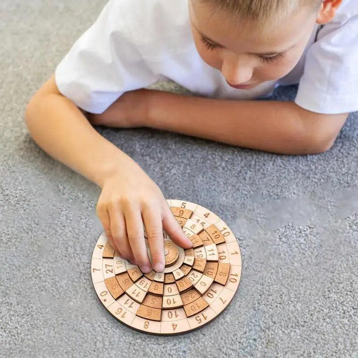Interactive 3D Wooden Number Challenge: A Fun Educational Puzzle Game
