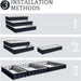 Stylish 3-Tier Galvanized Steel Raised Garden Bed Kit for Modern Planting