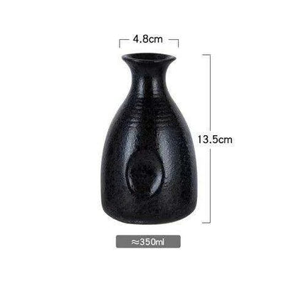 Refined Japanese Ceramic Sake Set for Elegant Beverage Serving