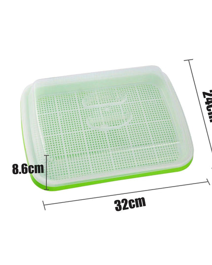 Sustainable Home Sprout Growing Kit - Easy Green & White Seed Tray Solution
