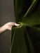 Vintage Green Luxe Blackout Drapes with Elegant Pleat Design