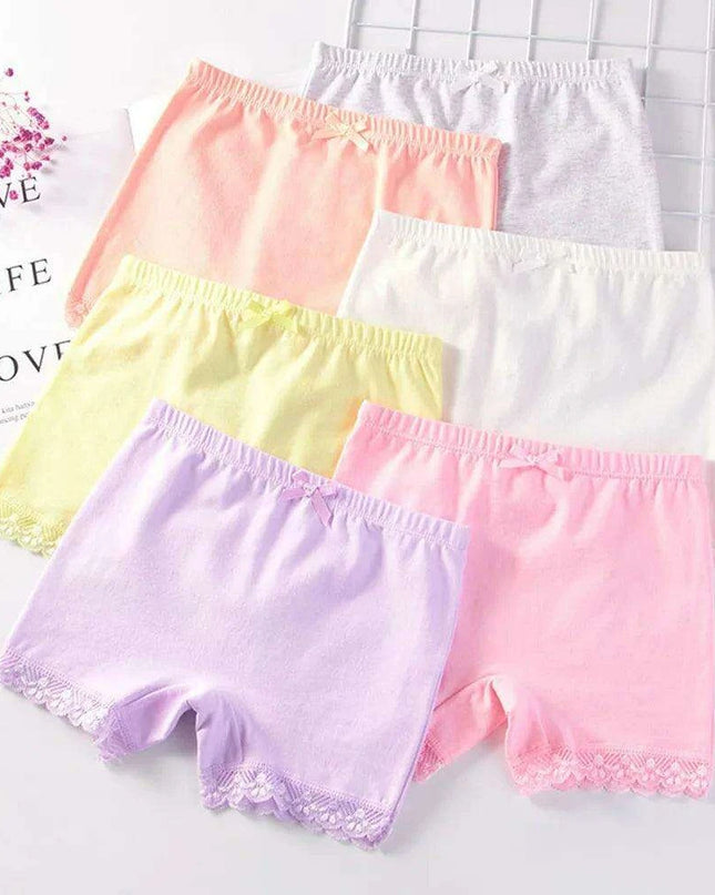 Adorable Cartoon Cotton Briefs for Girls - 2-Piece Underwear Set (Ages 2-11)