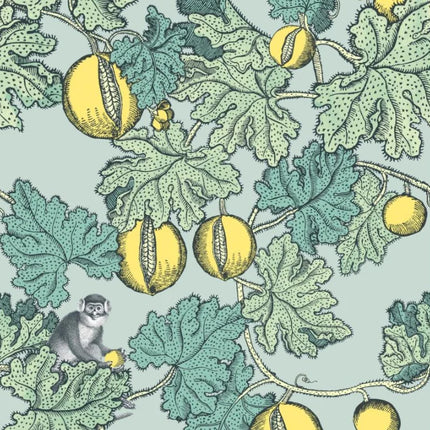 Tropical Monkey Wall Mural – Custom-Size, Multiple Finishes