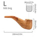 Vintage Wooden Tobacco Pipe for Elevated Smoking Pleasure