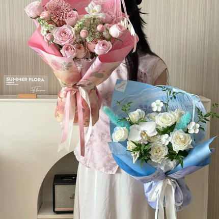 High End Bouquet Wrapping Paper Advanced Floral Sensory Products High Aesthetic Packaging Materials Handicraft Paper10pcs35x50cm high-end-bouquet-wrapping-paper-advanced-floral-sensory-products-high-aesthetic-packaging-materials-handicraft-paper10pcs35x50cm