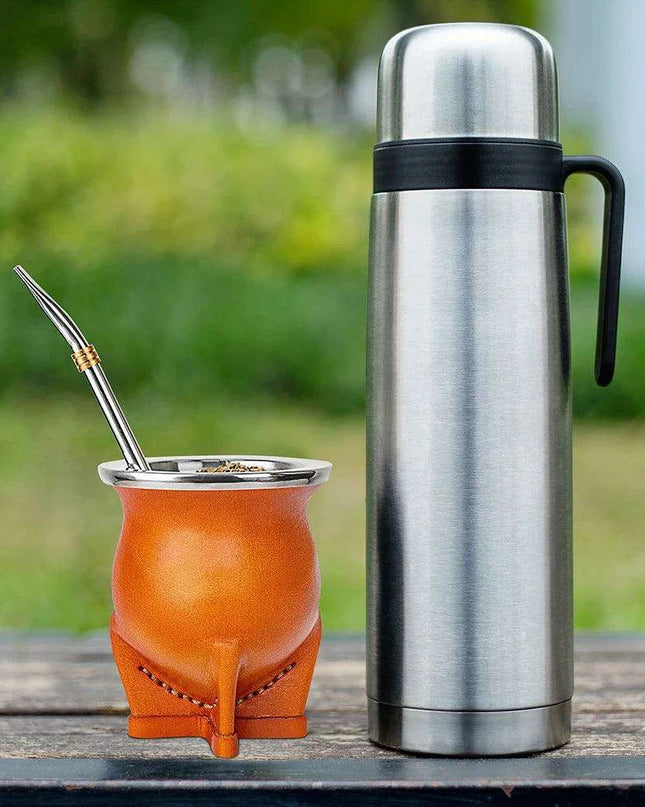 Authentic Argentine Yerba Mate Experience - Handcrafted Cup Set