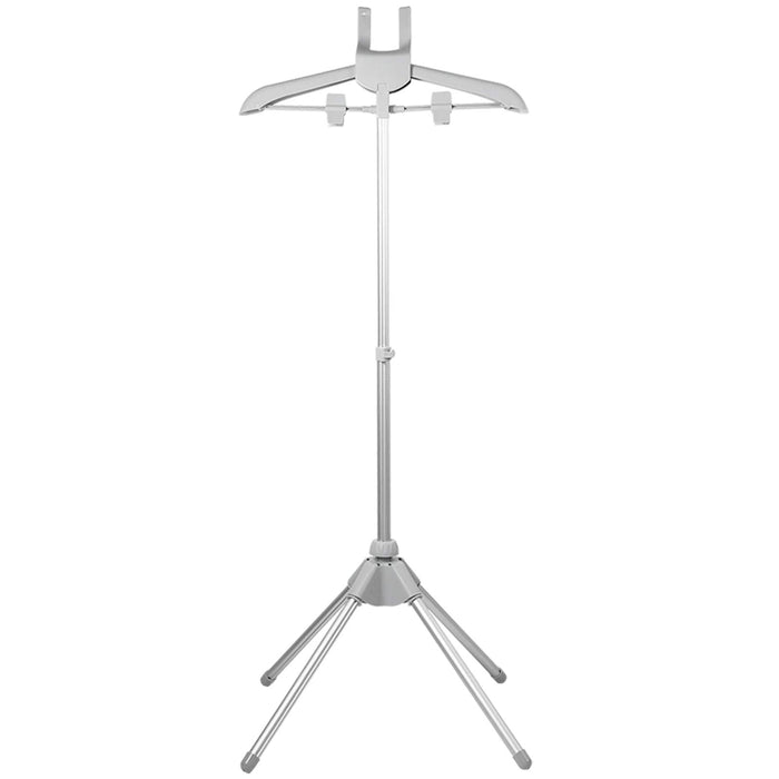 Height-Adjustable Telescopic Clothes Steamer Stand with Collapsible Hanger for Effortless Garment Care