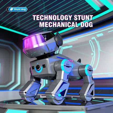 AI Smart RC Robot Dog - Cyberpunk, Programmable, Bluetooth, LED, 3 Colors