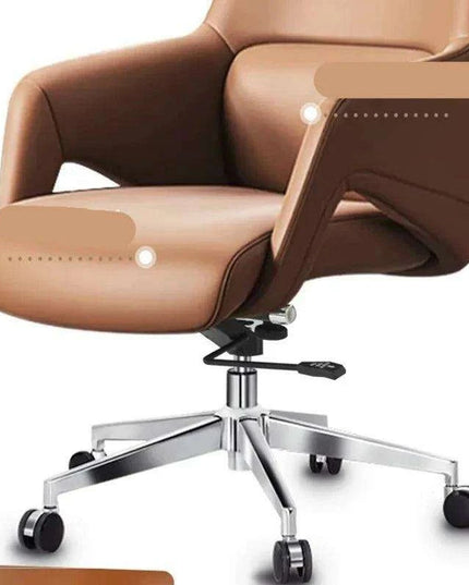 Luxury Ergonomic Leather Gaming and Office Chair with Multifunctional Design